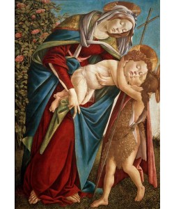 Sandro Botticelli, Madonna mit Kind und dem Johannesknaben