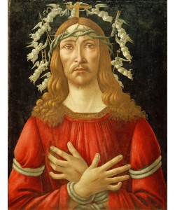 Sandro Botticelli, Christus als Schmerzensmann mit Engelsnimbus