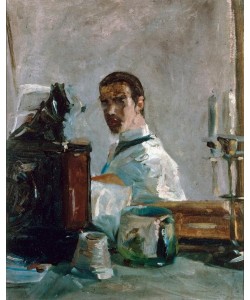 Henri de Toulouse-Lautrec, Henri de Toulouse-Lautrec par lui-même (Autoportrait devant