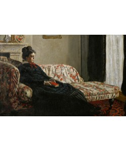 Claude Monet, Meditation. Madame Monet au canapé