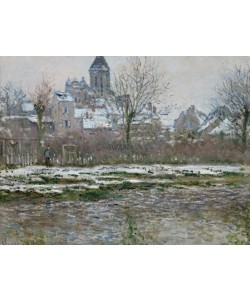 Claude Monet, Effet de neige à Vetheuil ou Eglise de Vetheuil
