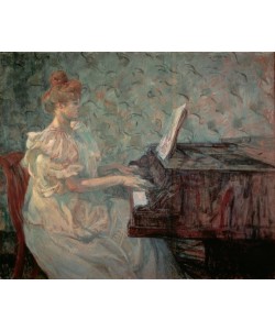 Henri de Toulouse-Lautrec, Misia Natanson am Flügel