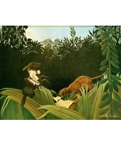 Henri Rousseau, Eclaireurs attaques par un tigre