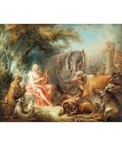 Francois Boucher, Orpheus bezaubert die Tiere