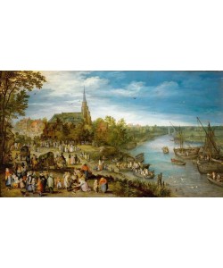 Jan Brueghel der Ältere, Kirchweih in Schelle