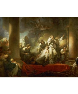Jean-Honoré Fragonard, Le Grand-Prêtre Corésus se sacrifie pour sauver Callirhoe