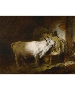 Jean-Honoré Fragonard, Le taureau blanc a l’étable