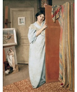 Felix Vallotton, Interieur d’atelier avec la femme de l’artiste
