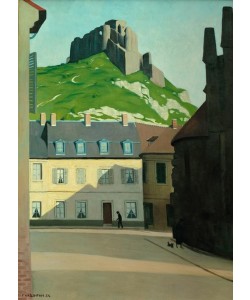 Felix Vallotton, La Chateau Gaillard et la place des Andelys