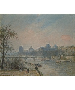 Camille Pissarro, La Seine et le Louvre