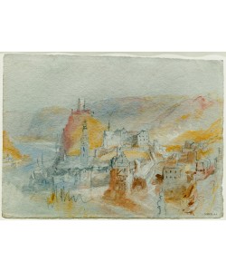 JOSEPH MALLORD WILLIAM TURNER, Cochem von oberhalb des Endertals aus gesehen