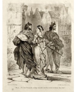 Eugene Delacroix, Faust: Ma belle Demoiselle, (…)