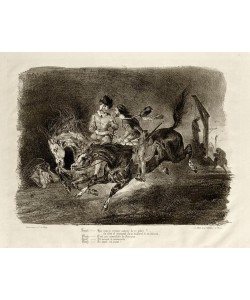 Eugene Delacroix, Faust: Que voisje autour de (…)