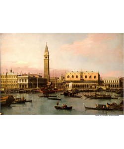 Giovanni Antonio Canaletto, Piazzetta und Bacino di S.Marco in Venedig
