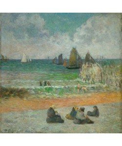Paul Gauguin, La plage à Dieppe, ou les Baigneurs
