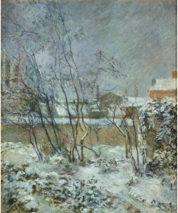 Paul Gauguin, Effet de neige, ou La neige à rue Carcel