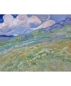 Vincent van Gogh, Berglandschaft hinter dem Hospital Saint-Paul