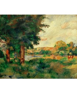 Pierre-Auguste Renoir, Paysage d’île de France aux grands arbres