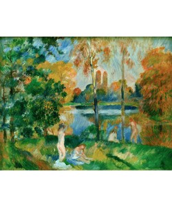 Pierre-Auguste Renoir, Paysage avec baigneuses