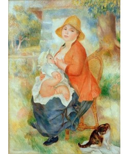 Pierre-Auguste Renoir, Maternité. Femme allaitant son enfant