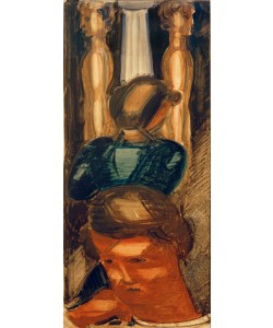 Oskar Schlemmer, Gruppe vor dorischer Säule