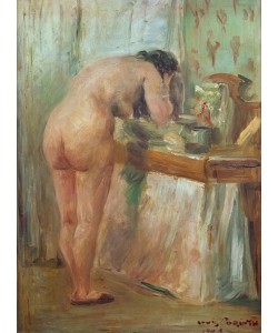 Lovis Corinth, Am Waschtisch