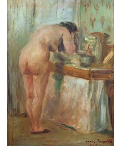 Lovis Corinth, Am Waschtisch