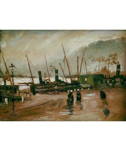 Vincent van Gogh, De Ruijterkade in Amsterdam