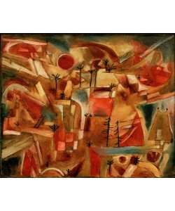 Paul Klee, Felslandschaft (mit Palmen und Tannen)