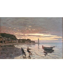 Claude Monet, Halage d’un Bateau, Honfleur (Einholen eines Bootes, Honfle