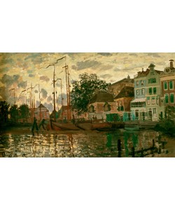 Claude Monet, Le Dam à Zaandam, le soir (Der Dam in Zaandam am Abend)