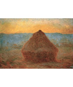Claude Monet, La meule, environs de Giverny (Der Heuhaufen, Umgebung von
