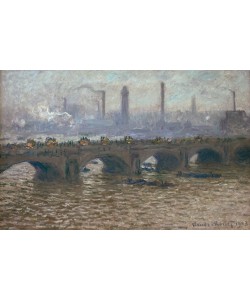 Claude Monet, Waterloo Bridge, Temps gris (Waterloo Bridge, Grauer Himmel