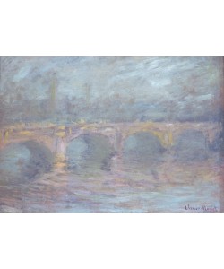 Claude Monet, Waterloo Bridge, Effet rose (Waterloo Bridge, Rosa Stimmung