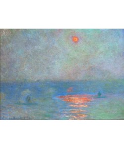 Claude Monet, Waterloo Bridge, Soleil dans le Brouillard (Sonne im Nebel)