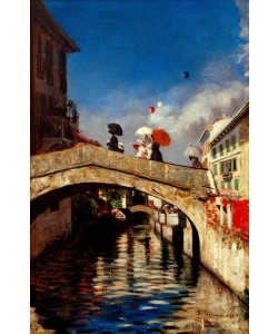 Giovanni Segantini, Il Naviglio a Ponte San Marco