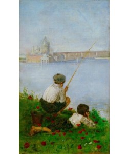 Giovanni Segantini, Ragazzi che pescano