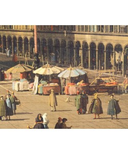 Giovanni Antonio Canaletto, Piazza San Marco from the Basilica towards the church of San Geminiano and the Procuratie Nuove, Venice