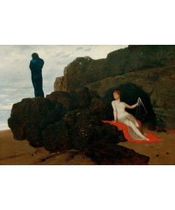 Arnold Böcklin, Odysseus und Kalypso