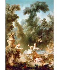 Jean-Honoré Fragonard, The progress of love, the Chase