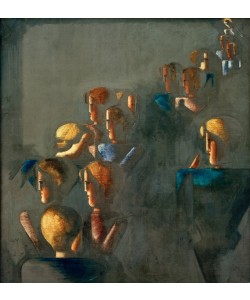 Oskar Schlemmer, Blaues Bild