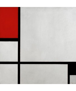 Piet Mondrian, Komposition mit Rot und Schwarz (Composition no. 1)