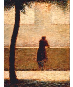 Georges Seurat, Man leaning on a parapet or the invalid