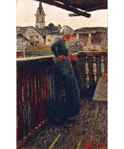 Giovanni Segantini, On the balcony