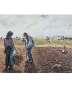 Camille Pissarro, Peasants in the field