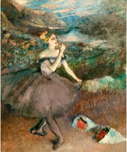 Edgar Degas, Tänzerin mit Blumensträußen