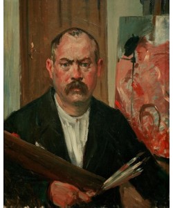 Lovis Corinth, Selbstporträt ohne Kragen