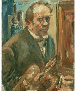 Lovis Corinth, Selbstbildnis mit Palette