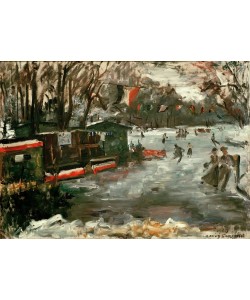 Lovis Corinth, Eisbahn im Berliner Tiergarten