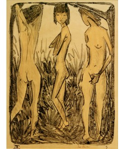 Otto Mueller, Drei stehende Mädchen